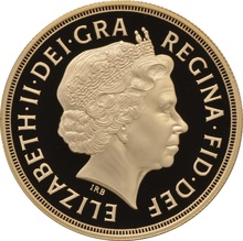 2008 Proof Gold £5 Coin Quintuple Sovereign