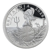 2026 Britannia 1oz Silver Proof Coin Boxed