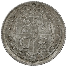 1817 Silver Sixpence Coin George III 