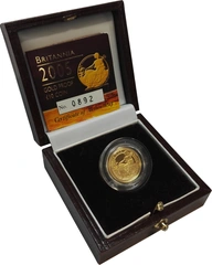 2005 Proof 1/10oz Gold Britannia Coin Boxed