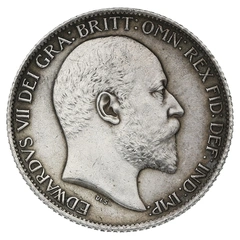 1905 Silver Sixpence Coin Edward VII