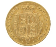 1864 Gold Half Sovereign 