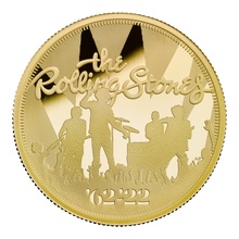 2022 Proof 2oz The Rolling Stones Gold Coin Music Legends Boxed