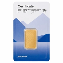 5g Gold Bar Metalor