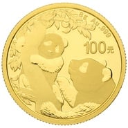 2021 8g Gold Chinese Panda Coin
