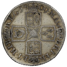1709 Silver Shilling Coin Queen Anne