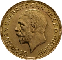 1929 Gold Sovereign Coin George V SA