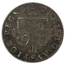 1660-1670 Silver Threepence Charles II Undated Issue