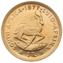1977 R1 Gold Coin 1 Rand South Africa