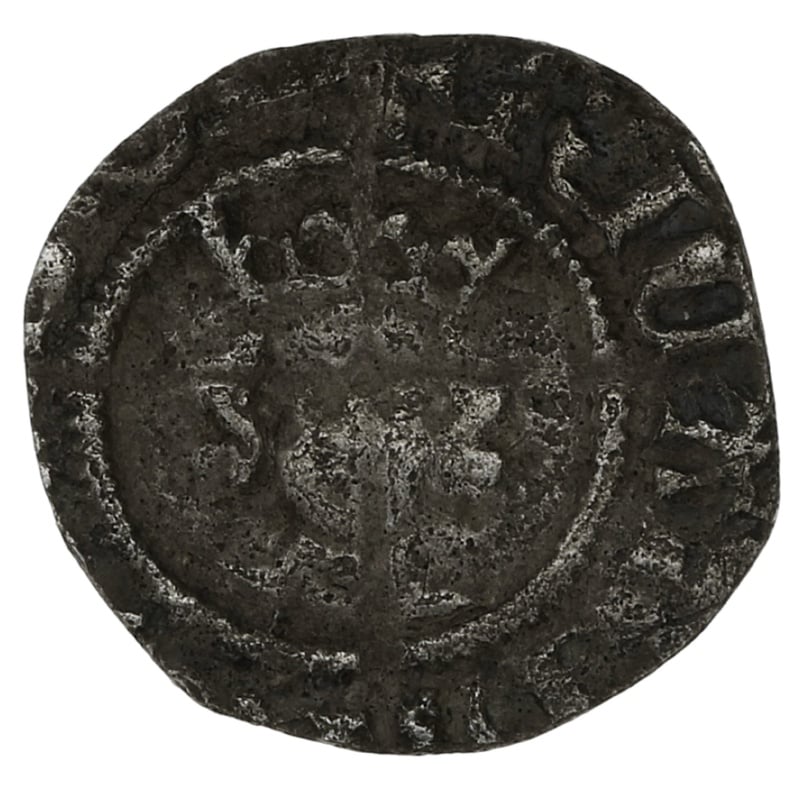 1377-1399 Silver Half Penny Coin Richard II Good Fine