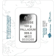 100g Palladium Bar Grade B