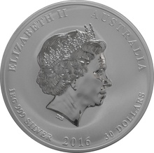 2016 Year of the Monkey Silver Coin 1kg Perth Mint Australian Lunar Series