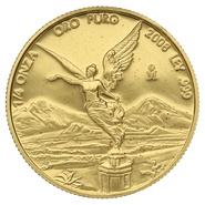 Mexican Libertad Gold Coin 1/4oz 