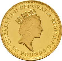 1987 1/2oz Gold Britannia Coin