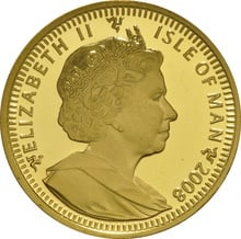 Isle of Man Crown Gold Coin Manx Cats 1oz