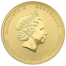 2018 Year of the Dog Gold Coin 1/2oz Perth Mint Australian Lunar Series