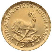 1979 R2 Gold Coin 2 Rand South Africa