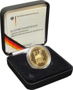Proof German 100 Euro Gold Coin 2003 UNESCO Weltkulturerbestadt Quedlinburg Boxed