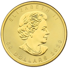 2020 Canadian Maple Leaf Gold Coin 1oz