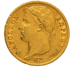 1811 French 20 Francs Gold Coin Napoleon I Laureate Head A