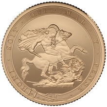 2017 Gold Proof PIEDFORT Sovereign - Elizabeth II 5th Head Boxed
