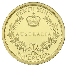 2016 Australian Proof Gold Sovereign Elizabeth II Old Head