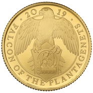 2019 1/4oz Proof Falcon of the Plantagenets Gold Coin Queen's Beasts