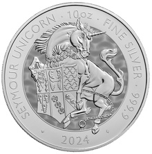 2024 Seymour Unicorn Silver Coin Tudor Beasts 10oz