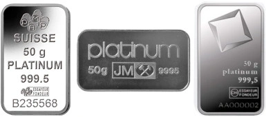 Second Hand Platinum 50g Bar