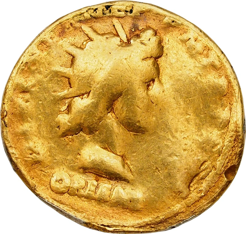 117-138 Gold Aureus Coin Hadrian