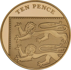 2015 Proof Gold 10p Coin Royal Shield Fifth Portrait