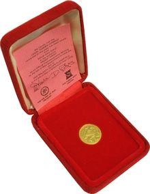 1979 Proof Isle Of Man Gold Half Sovereign Boxed