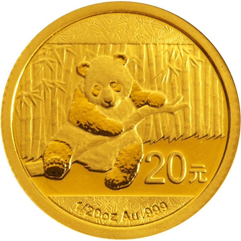 2014 1/20 oz Gold Chinese Panda Coin