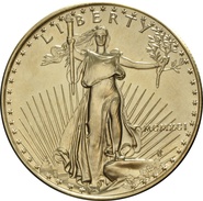 1991 American Eagle Gold Coin 1oz MCMXCI