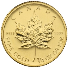 2009 1/4oz Canadian Maple Leaf Gold Coin