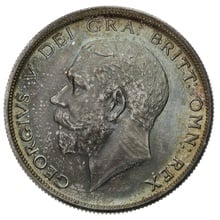 1911 Proof Silver Half Crown Coin George V