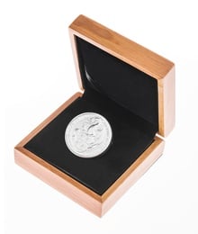 Oak Coin Gift Box suitable for 2oz Silver Beast