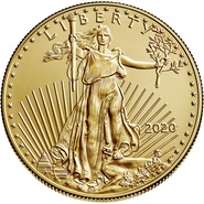 2020 American Eagle Gold Coin 1oz PCGS MS70
