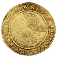 1613 James I Gold Laurel mm "Trefoil" [Grade]