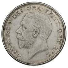 1927 Silver Crown Coin George V Wreath