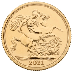 2021 Gold Sovereign Coin MS69 PCGS