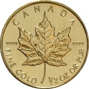 Gold Maple Leaf 1/2 Ounce
