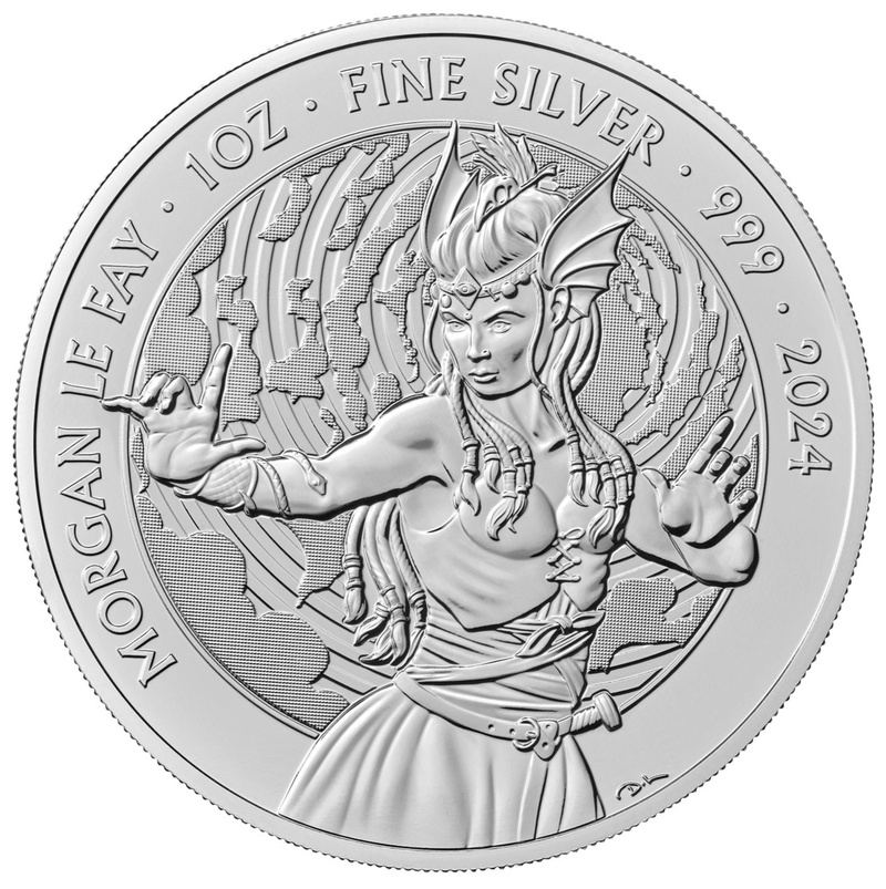 2024 Le Fay Silver Coin Myths & Legends 1oz From £40.92 BullionByPost