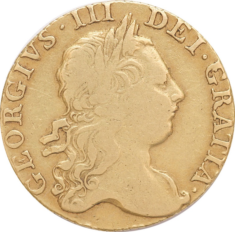 1771 George III Guinea Gold Coin