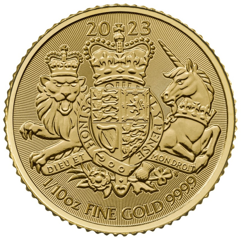 2023 1/10oz Royal Arms Gold Coin