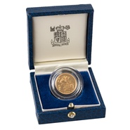 1986 Gold Proof Half Sovereign Boxed
