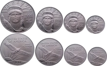 1998 Platinum Eagle 4 Coin Set