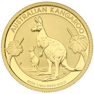 2020 1/4oz Australian Kangaroo Gold Nugget Coin