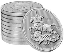 2025 St George & the Dragon 1oz Silver Coin