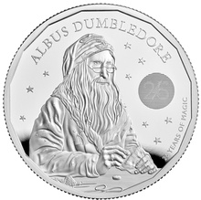 2023 Proof 2oz 25th Anniversary of Harry Potter Silver Coin Dumbledore Boxed
